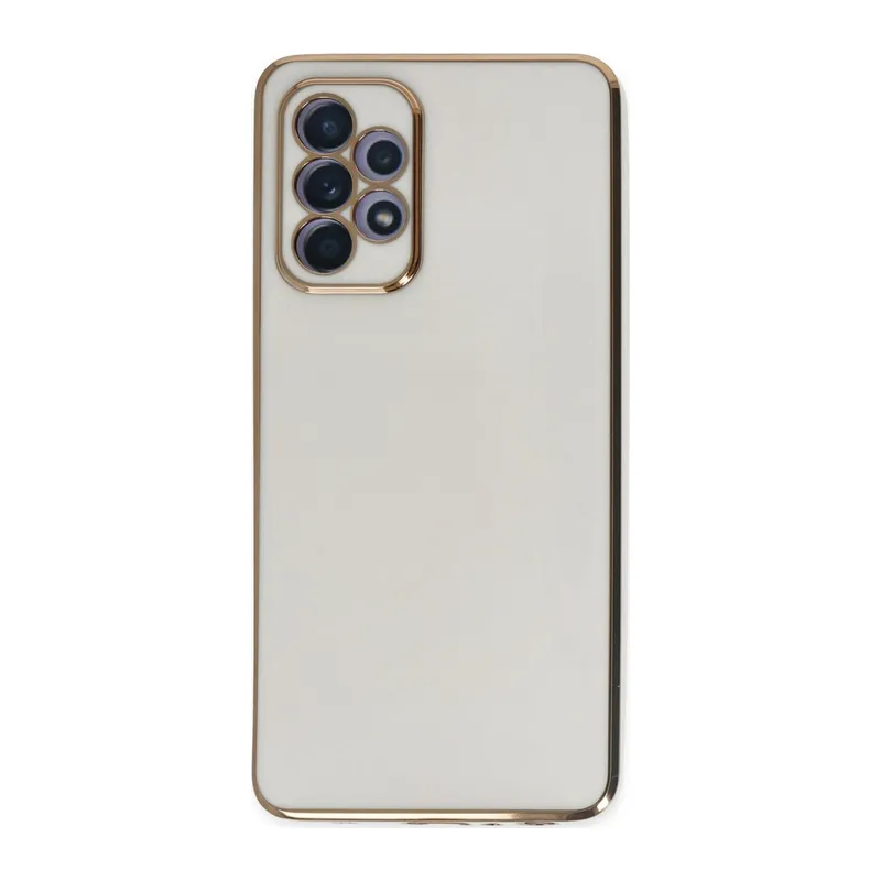Galaxy A52 Kılıf Volet Silikon - Beyaz