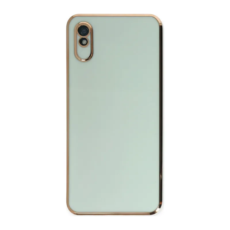 Xiaomi Redmi 9a Kılıf Volet Silikon - Açık Yeşil