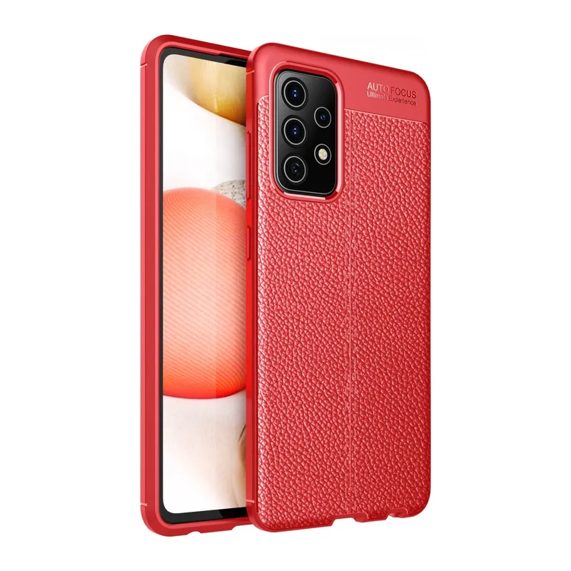 Galaxy A52 Kılıf Auto Focus Kapak - Kırmızı