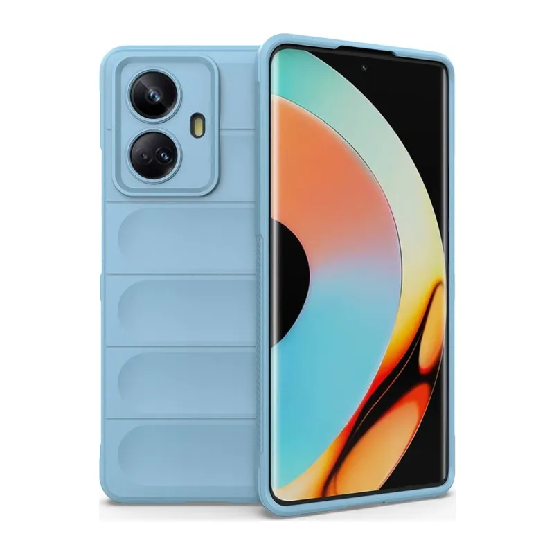 Realme 10 Pro 5g Kılıf Optimum Silikon - Sky Blue