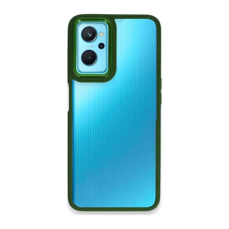 Realme 9i 4g Kılıf Dora Kapak - Haki Yeşil
