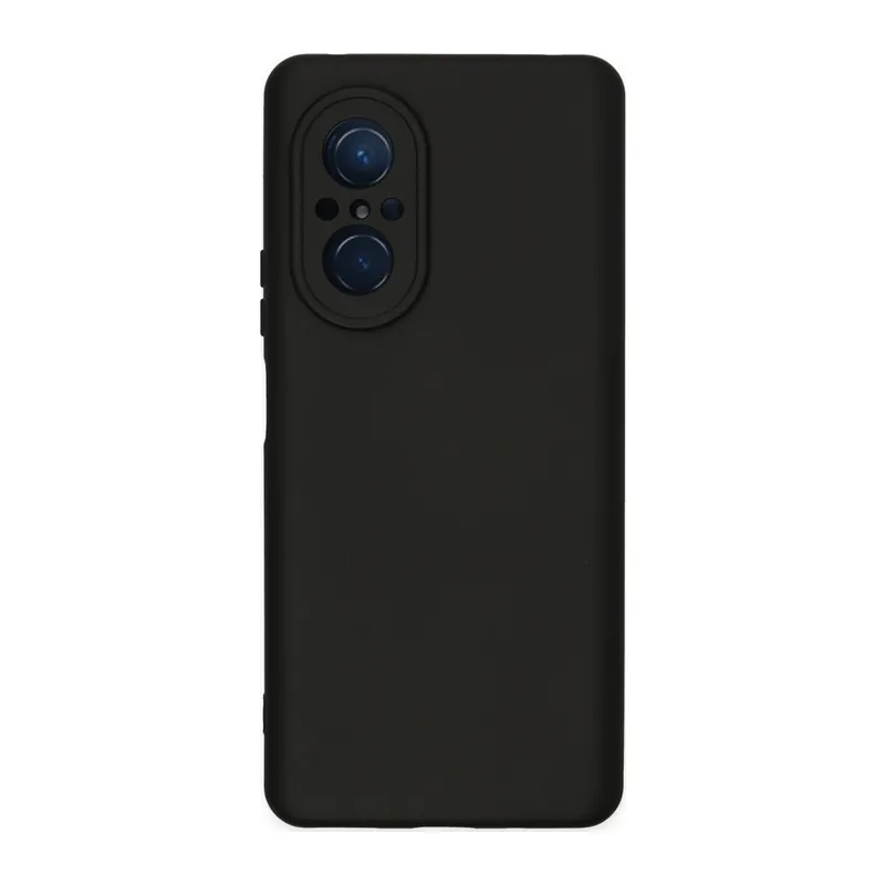 Huawei Nova 9 Se Kılıf Nano İçi Kadife Silikon - Siyah