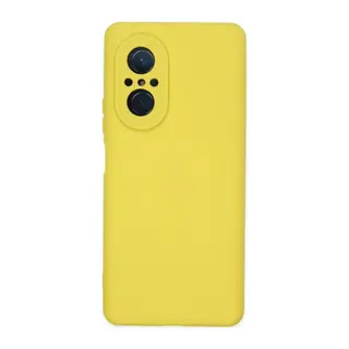 Huawei Nova 9 Se Kılıf Nano İçi Kadife Silikon - Sarı