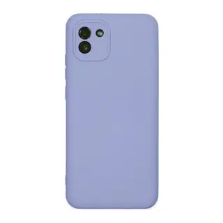 Galaxy A03 Kılıf Nano İçi Kadife Silikon - Lila