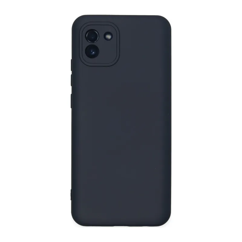 Galaxy A03 Kılıf Nano İçi Kadife Silikon - Lacivert