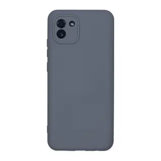 Galaxy A03 Kılıf Nano İçi Kadife Silikon - Gri