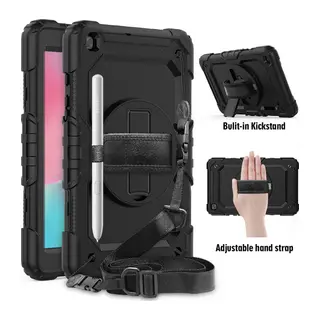 Galaxy T290 Tab A 8 Kılıf Pars Tablet Kapak - Siyah