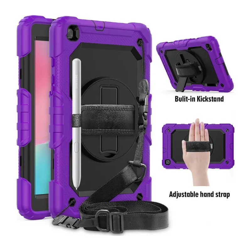 Galaxy T290 Tab A 8 Kılıf Pars Tablet Kapak - Mor
