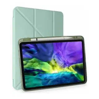 İpad Air 4 10.9 Kılıf Kalemlikli Mars Tablet Kılıfı - Açık Yeşil