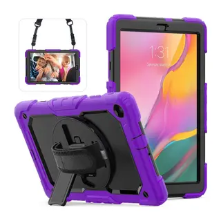 Galaxy T510 Tab A 10.1 Kılıf Pars Tablet Kapak - Mor