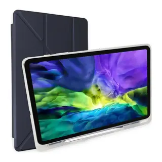 Galaxy T870 Tab S7 11 Kılıf Kalemlikli Mars Tablet Kılıfı - Lacivert