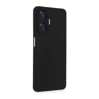 Realme C55 Kılıf Nano İçi Kadife Silikon - Siyah