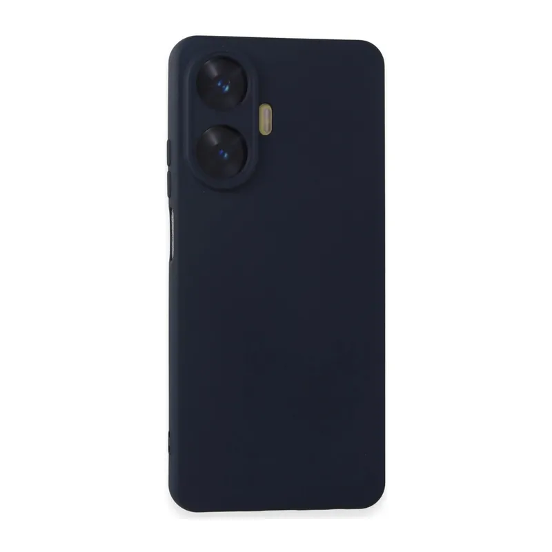 Realme C55 Kılıf Nano İçi Kadife Silikon - Lacivert
