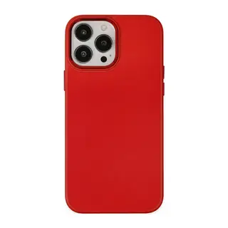İphone 13 Pro Max Kılıf Asya Deri Silikon - Kırmızı