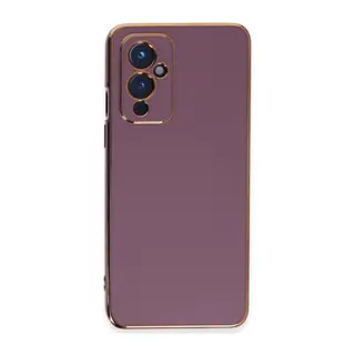 One Plus 9 Kılıf Volet Silikon - Mor