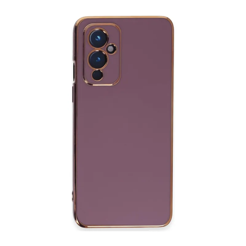 One Plus 9 Kılıf Volet Silikon - Mor