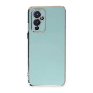 One Plus 9 Kılıf Volet Silikon - Açık Yeşil