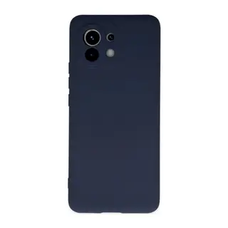 Xiaomi Mi 11 Kılıf Nano İçi Kadife Silikon - Lacivert