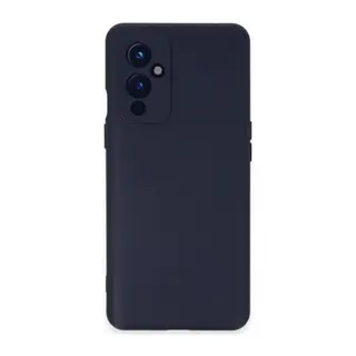 One Plus 9 Kılıf Nano İçi Kadife Silikon - Lacivert