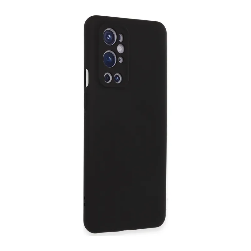 One Plus 9 Pro Kılıf Nano İçi Kadife Silikon - Siyah