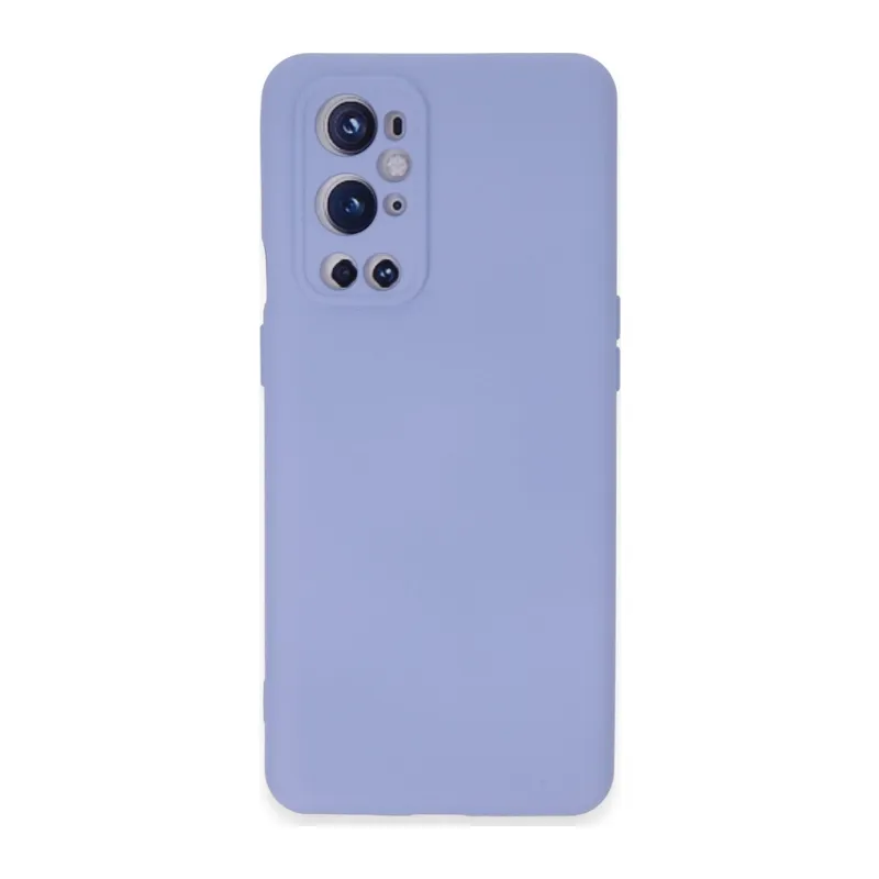 One Plus 9 Pro Kılıf Nano İçi Kadife Silikon - Mavi