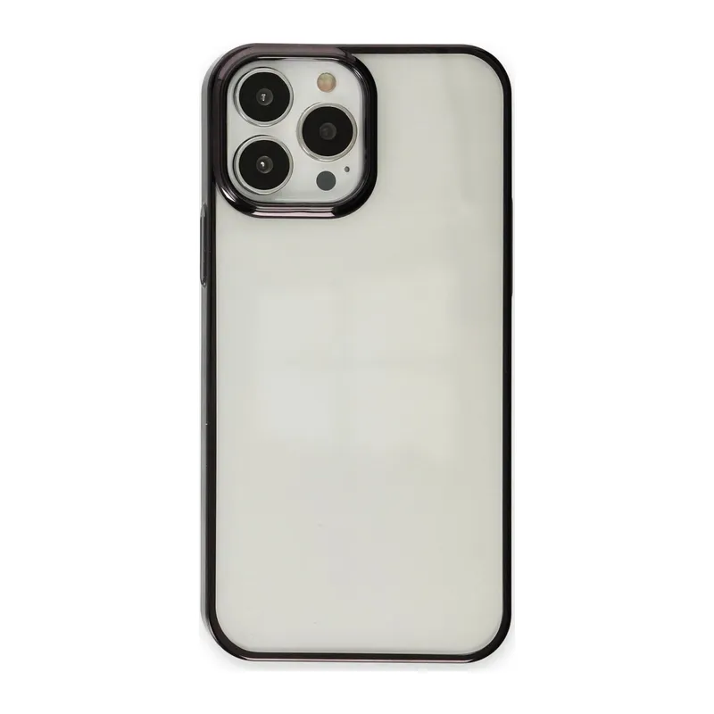 İphone 14 Pro Max Kılıf Element Silikon - Siyah