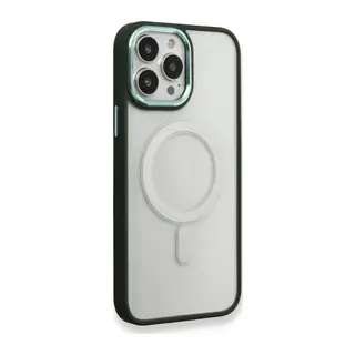 İphone 14 Pro Kılıf Room Magneticsafe Silikon - Köknar Yeşili