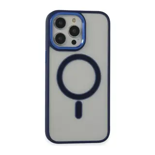 İphone 14 Pro Kılıf Room Magneticsafe Silikon - Lacivert