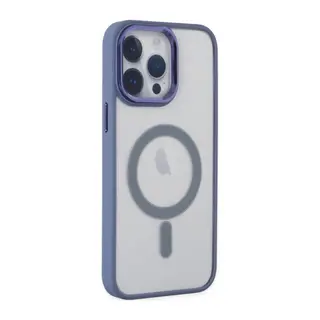 İphone 14 Pro Max Kılıf Room Magneticsafe Silikon - Sierra Blue