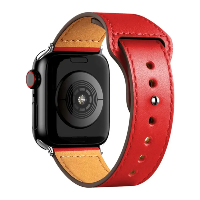 Watch 38mm Kr415 Luaz Deri Kordon (saat Değildir) - Kırmızı