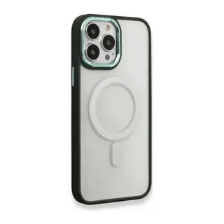 İphone 14 Pro Max Kılıf Room Magneticsafe Silikon - Köknar Yeşili