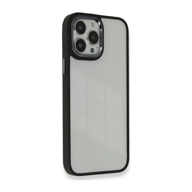 İphone 14 Pro Kılıf Dora Kapak - Siyah
