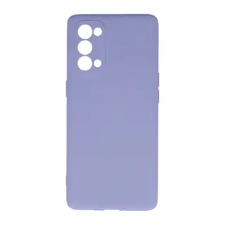 Oppo Reno 5 Pro Kılıf Nano İçi Kadife Silikon - Lila