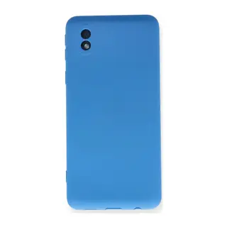 Galaxy A01 Core Kılıf Nano İçi Kadife Silikon - Mavi