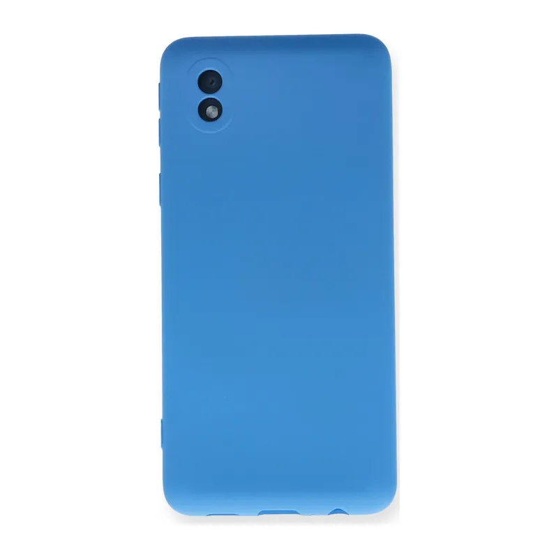 Galaxy A01 Core Kılıf Nano İçi Kadife Silikon - Mavi