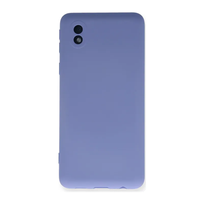 Galaxy A01 Core Kılıf Nano İçi Kadife Silikon - Lila