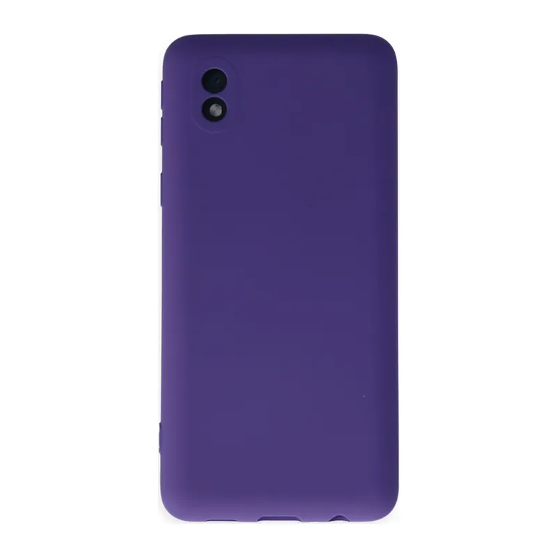 Galaxy A01 Core Kılıf Nano İçi Kadife Silikon - Mor
