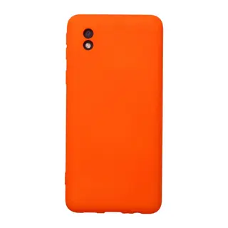 Galaxy A01 Core Kılıf Nano İçi Kadife Silikon - Turuncu