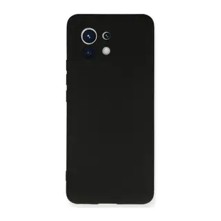 Xiaomi Mi 11 Kılıf Nano İçi Kadife Silikon - Siyah