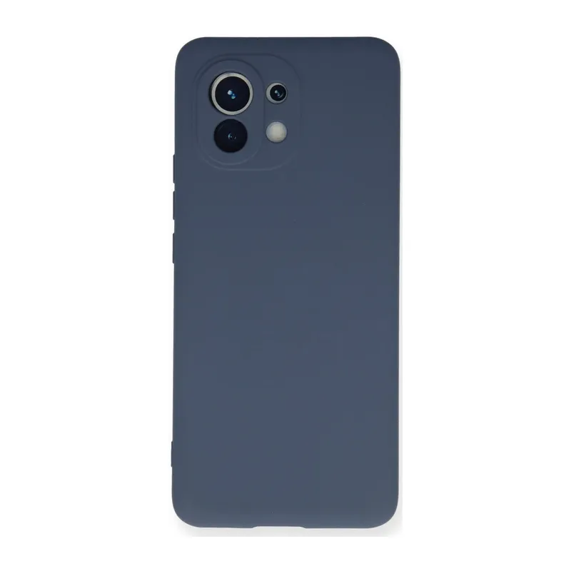 Xiaomi Mi 11 Kılıf Nano İçi Kadife Silikon - Gri
