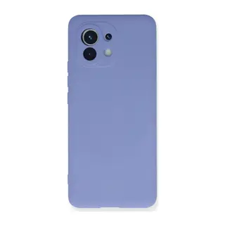 Xiaomi Mi 11 Kılıf Nano İçi Kadife Silikon - Lila