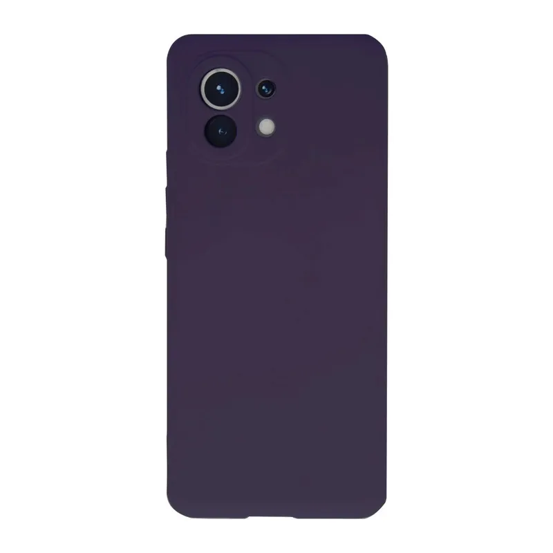 Xiaomi Mi 11 Kılıf Nano İçi Kadife Silikon - Mor