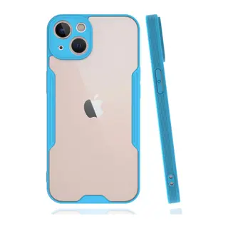 İphone 14 Kılıf Platin Silikon - Mavi