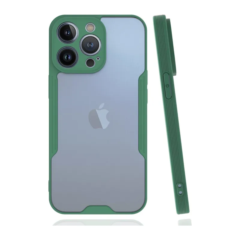 İphone 14 Pro Max Kılıf Platin Silikon - Yeşil