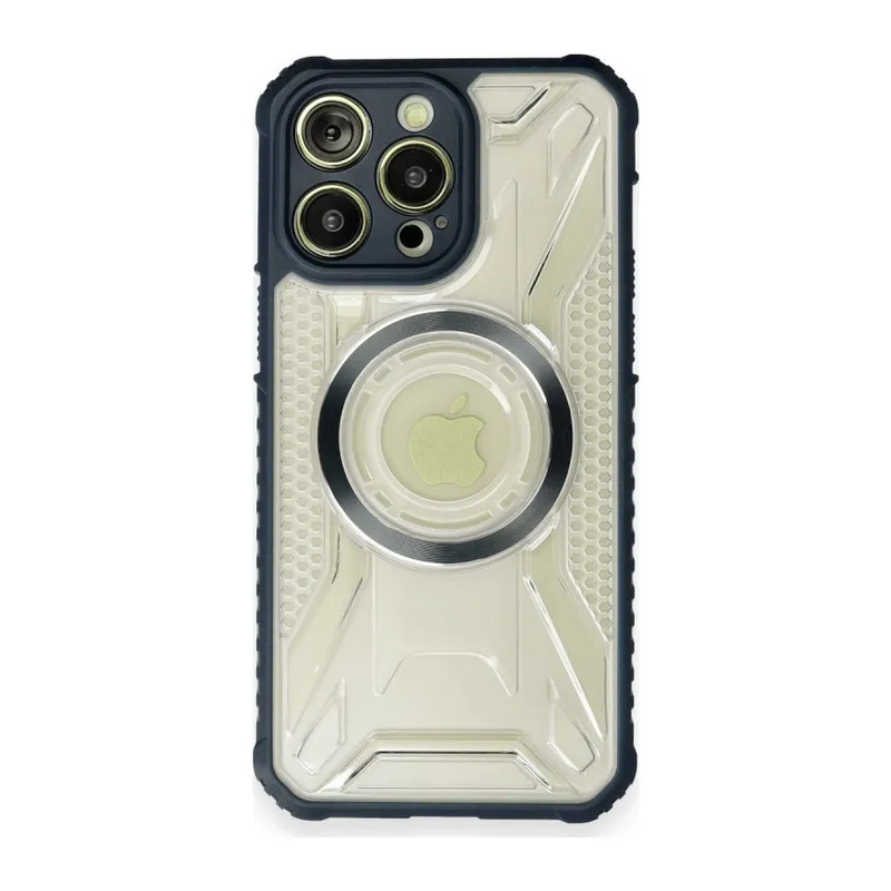 İphone 12 Pro Max Kılıf Prag Magneticsafe Kapak - Lacivert