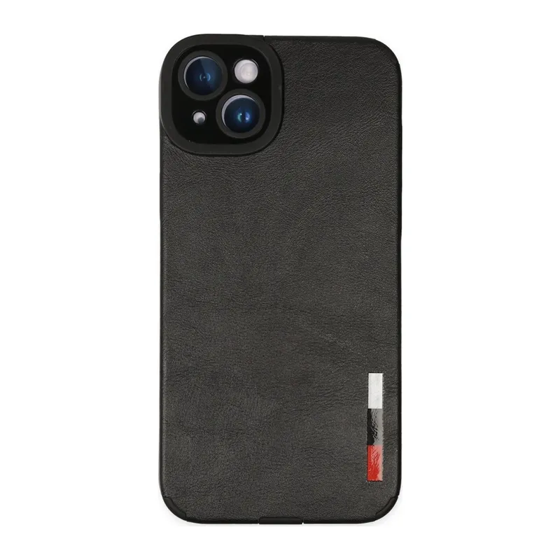 İphone 14 Plus Kılıf Loop Deri Silikon - Siyah