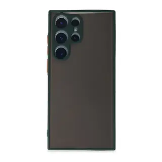 Galaxy S22 Ultra Kılıf Montreal Silikon Kapak - Yeşil