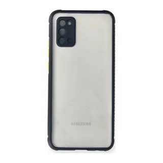 Galaxy A02s Kılıf Miami Şeffaf Silikon - Lacivert