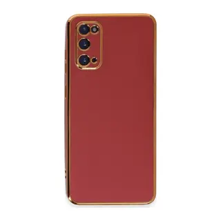 Galaxy S20 Kılıf Volet Silikon - Kırmızı