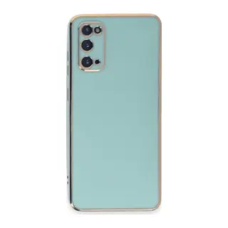 Galaxy S20 Kılıf Volet Silikon - Açık Yeşil